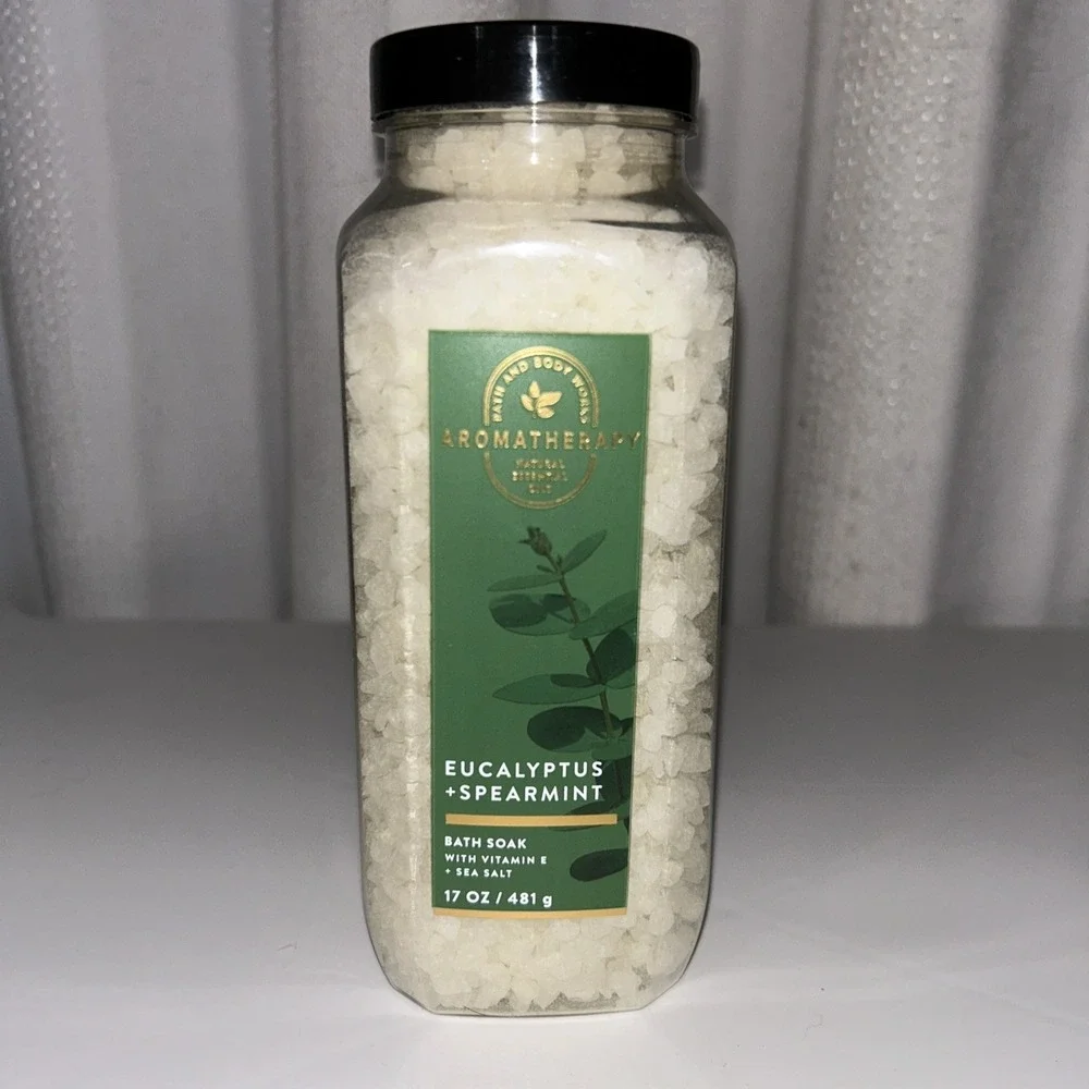 NEW AROMATHERAPY Bath and Body Works EUCALYPTUS + SPEARMINT BATH SOAK & Oil Mist